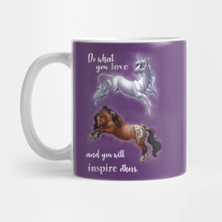 Do What You Love - Horse and Unicorn Mug